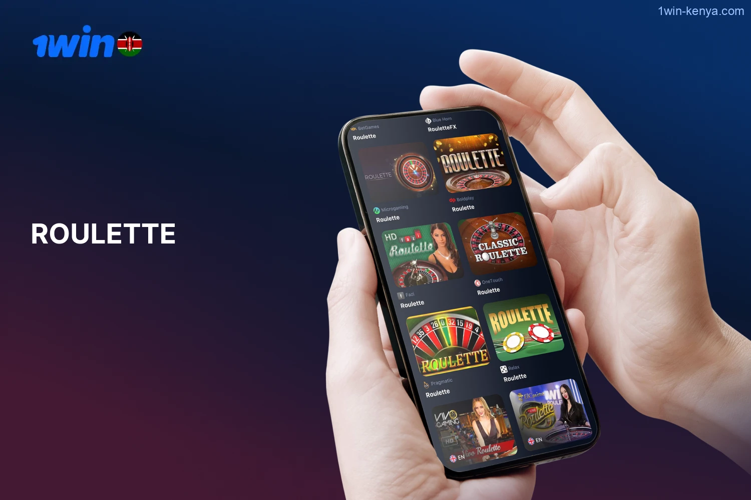 At the 1win website, players from Kenya can indulge in real-money roulette games, either at physical tables or via live streaming.