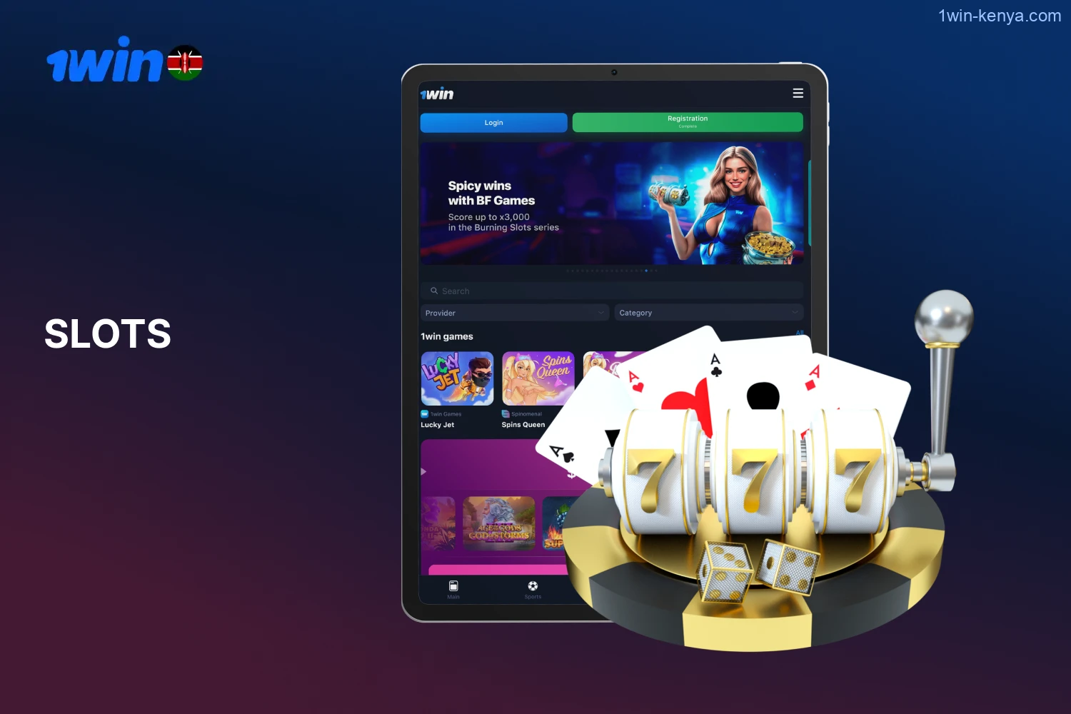 On this page, you'll discover over 11,000 slot machines that can be played at 1win Kenya.