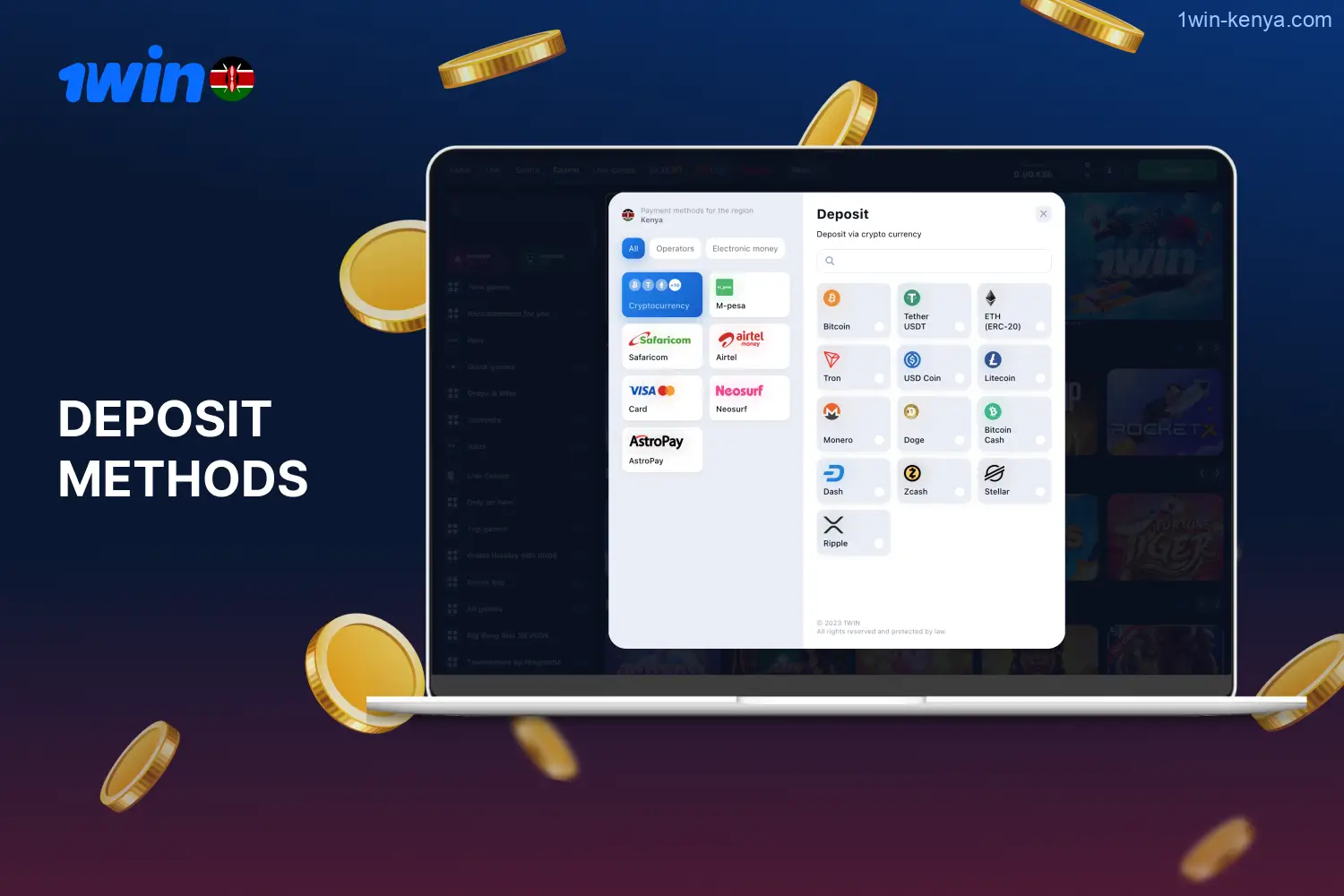 All new members are welcomed with a generous 500% deposit bonus up to 110,000 KES on their first four deposits: 200% on the first, 150% on the second, 100% on the third, and 50% on the fourth deposit. This promotion applies to either sports betting or another option of the player's choosing. Note that the bonus can only be redeemed once within 30 days following registration.