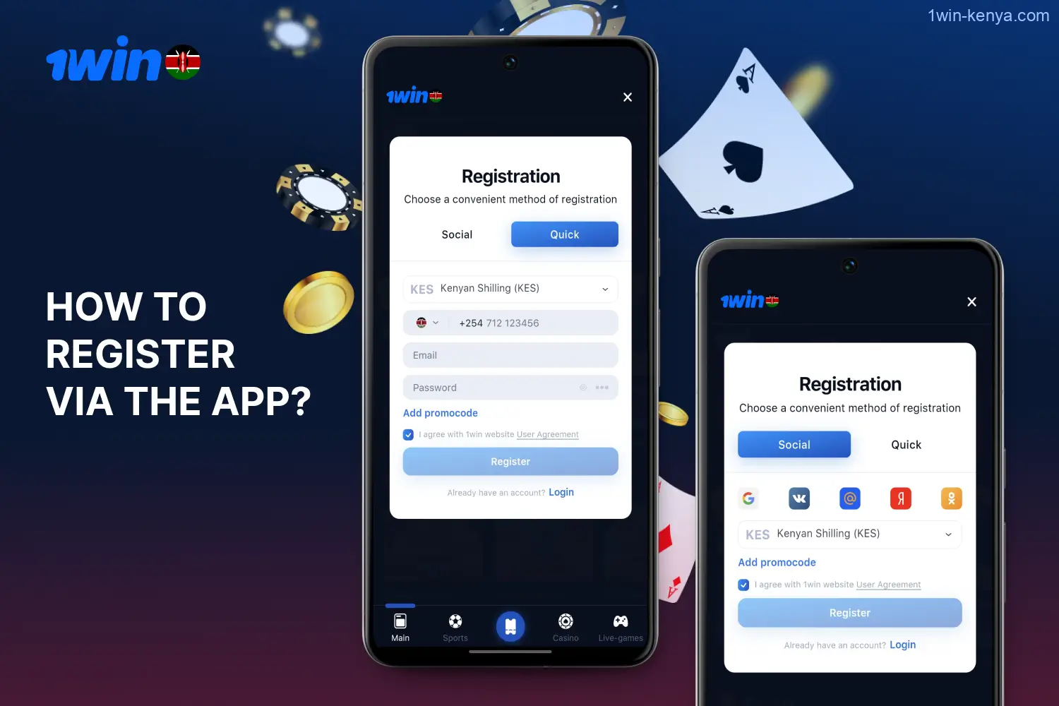 Mobile users can effortlessly set up an account in the 1win app for both Android and iOS in just a few straightforward steps.