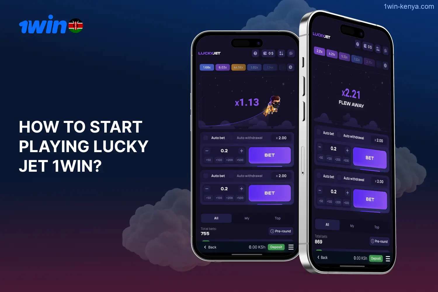 To enjoy Lucky Jet, Kenyan players must follow a few easy steps.