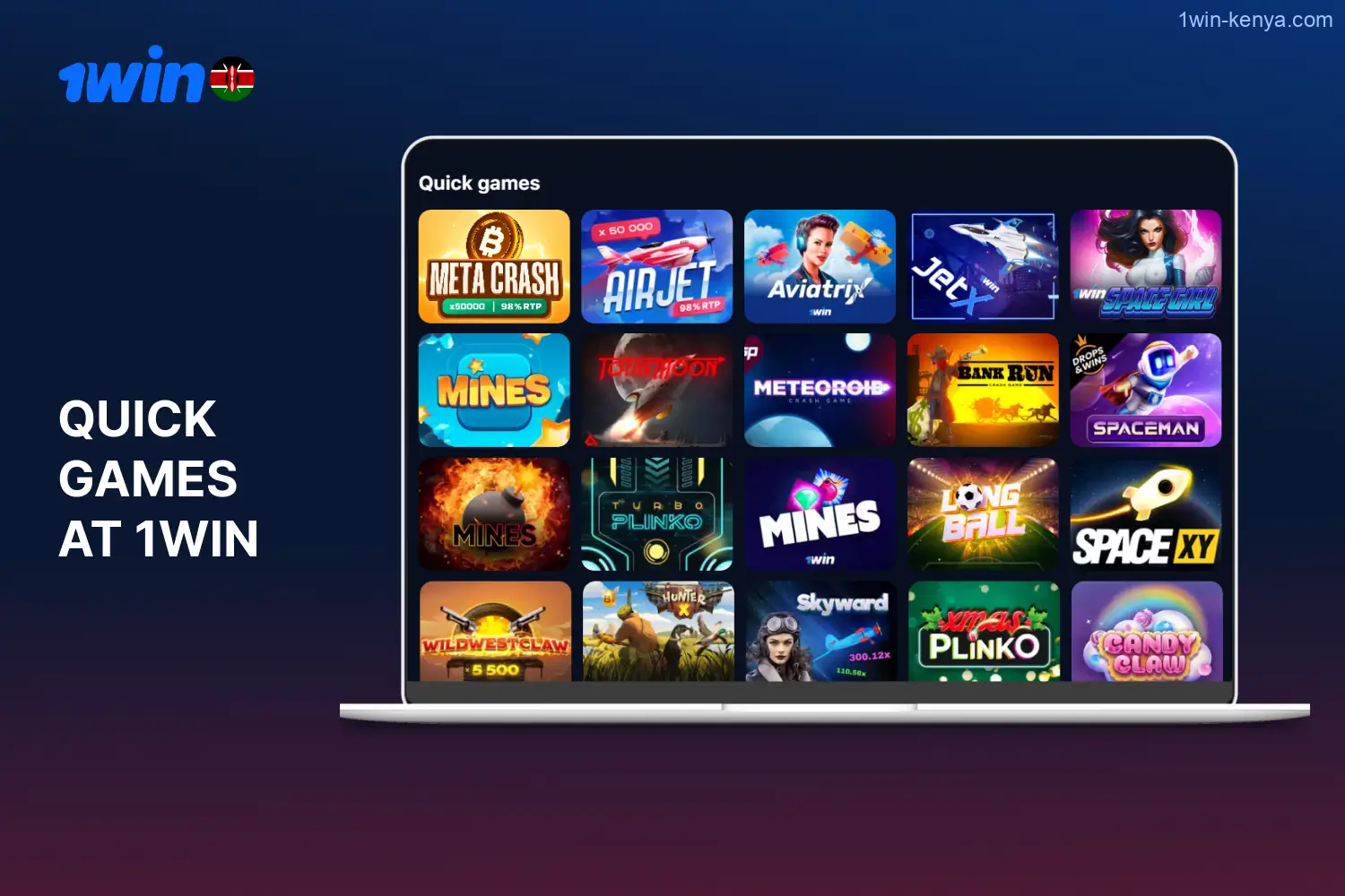 Players at 1win casino from Kenya especially appreciate the quick games for their fast outcomes.