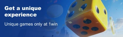 Experience unique gaming thrills exclusively available at 1win.
