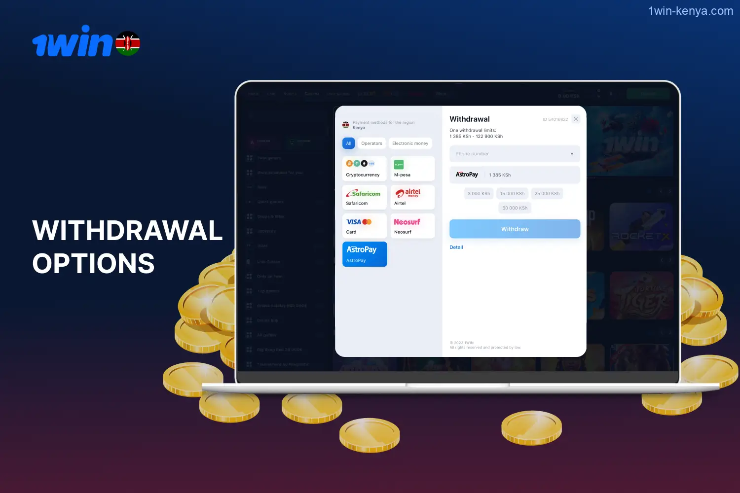 Log into your account on the official site;